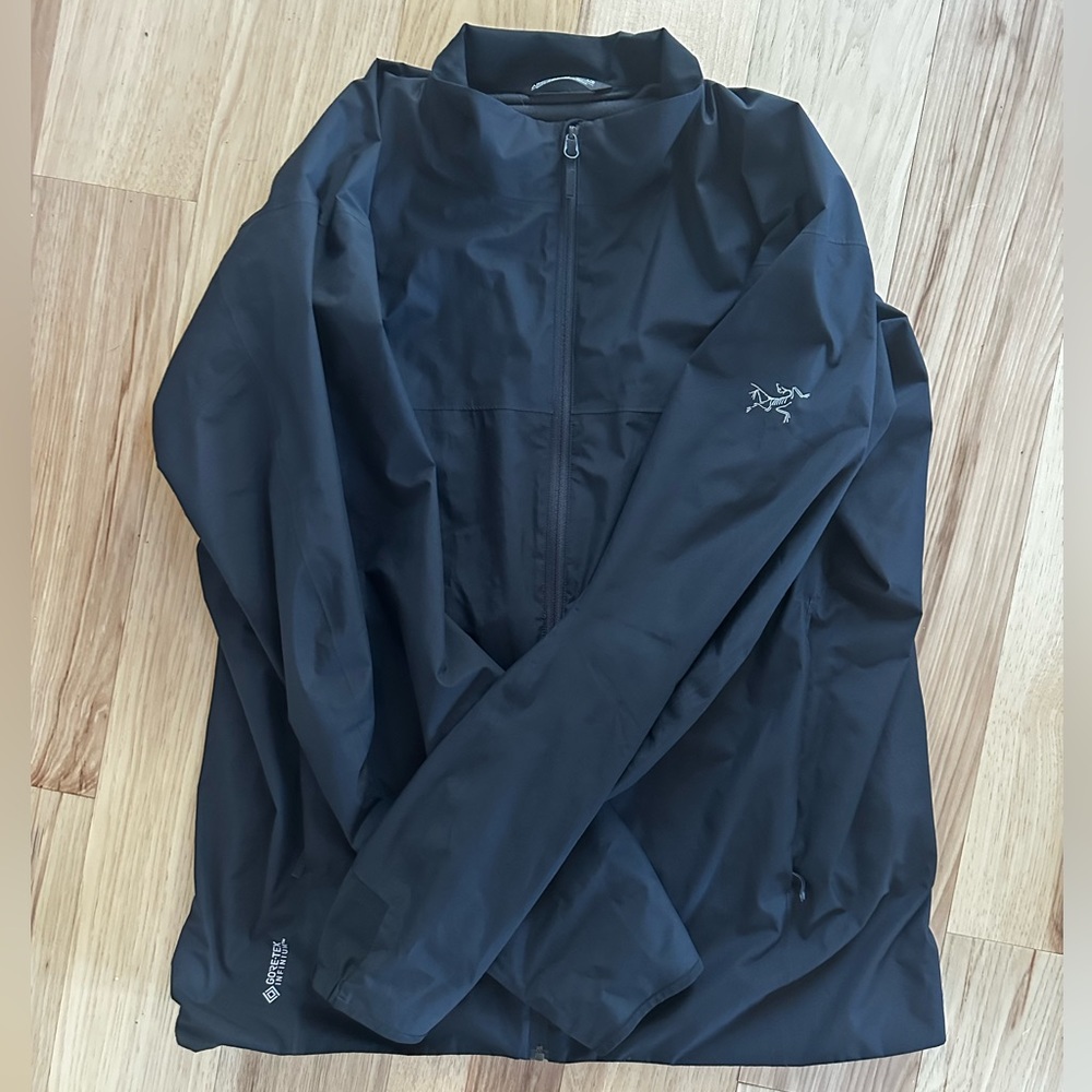 Arc'teryx Black Windbreaker Jacket